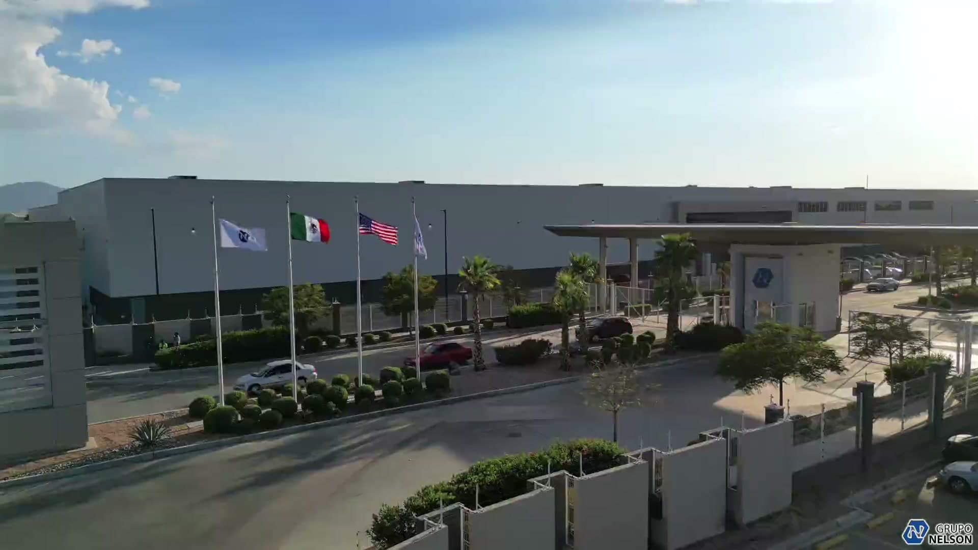 Nelson II Industrial Park in Mexicali — Aerial view of industrial buildings