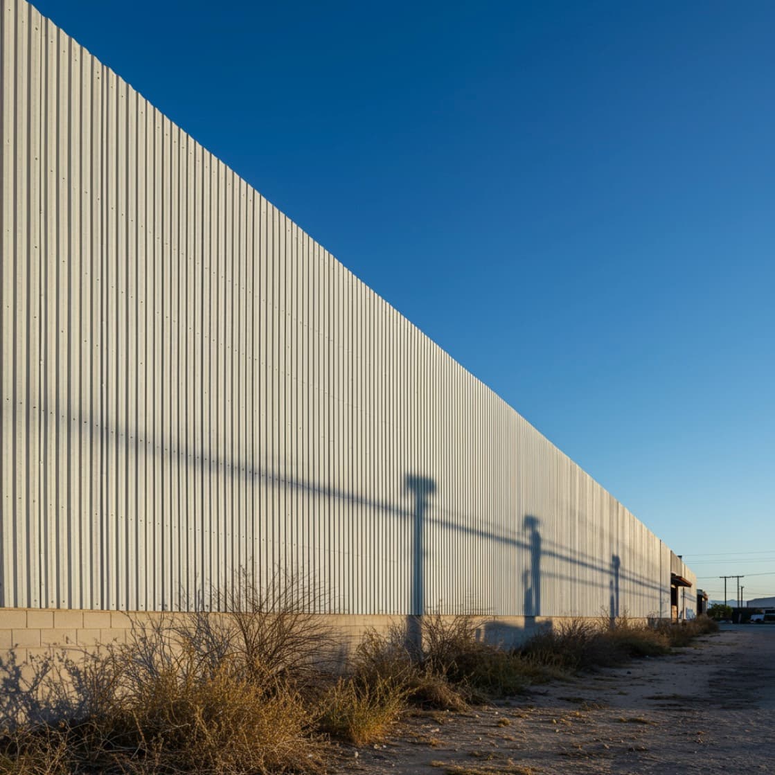 Nave industrial LEED en clima extremo — Mexicali, Baja California