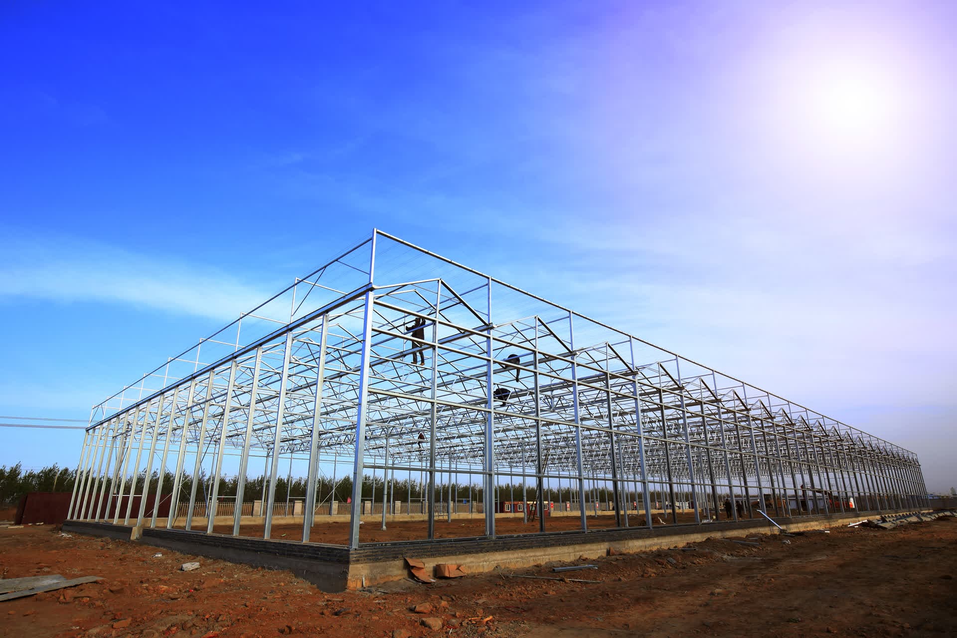 Custom industrial building construction by Baumex