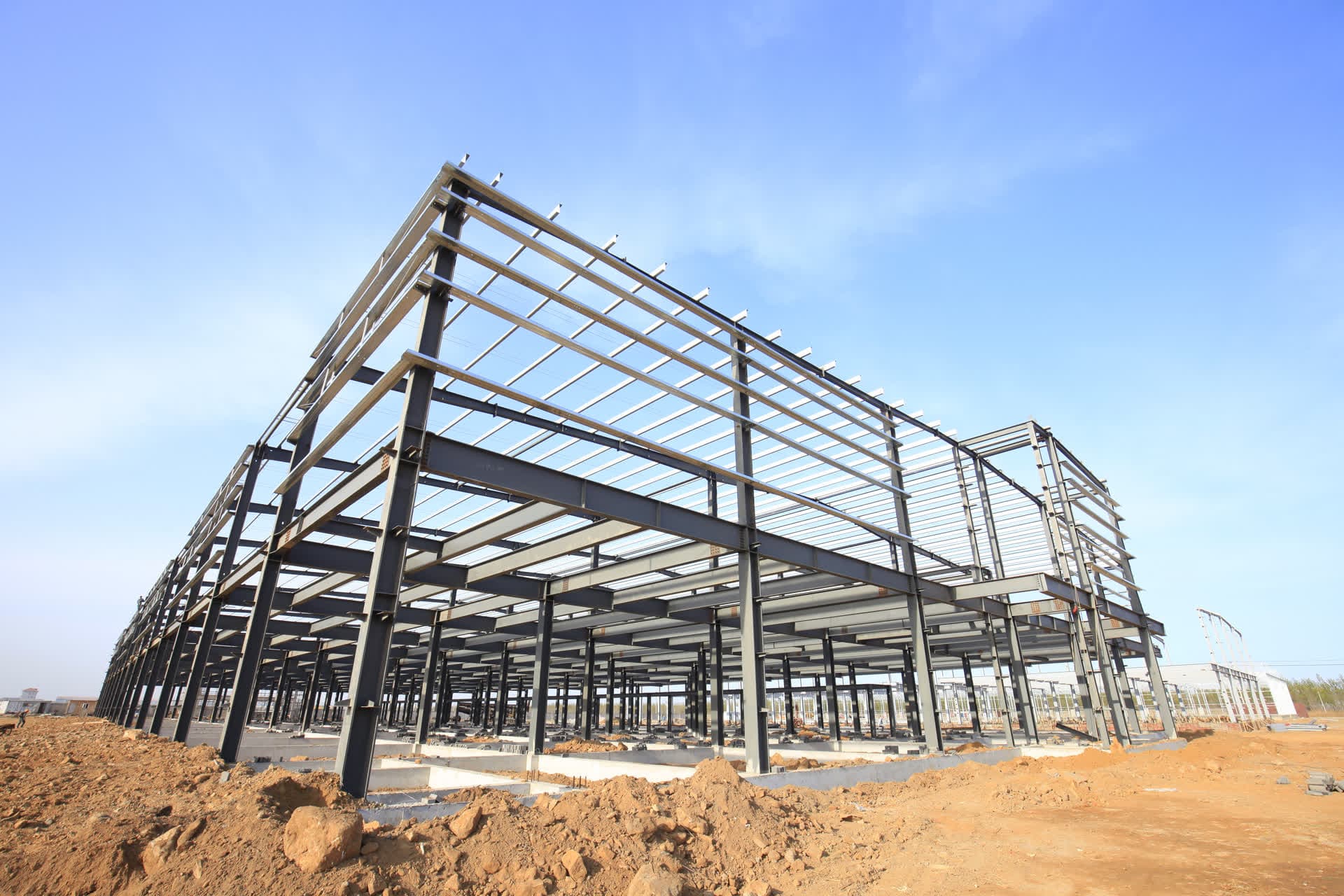 Build-to-suit industrial building by In-House Construction in Mexicali
